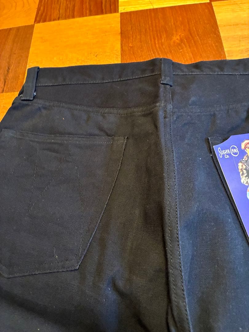 【新品】シュガーケーン×ミスターフリーダム　5ポケットダックパンツ　W34