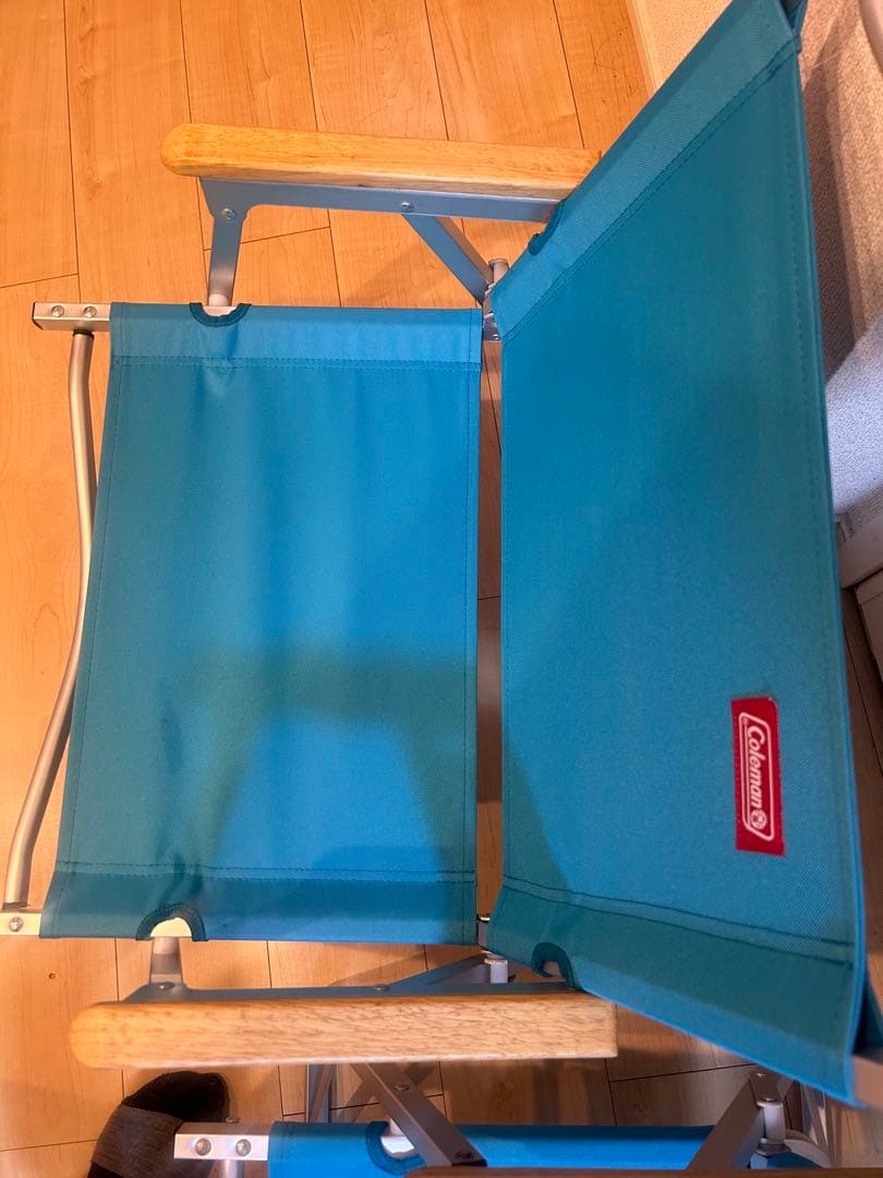 室内使用　コールマン アウトドアチェア スカイブルー　2脚セット