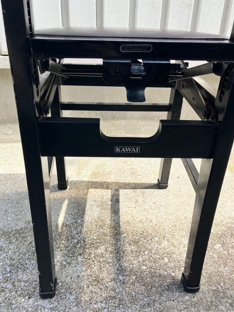【中古】 KAWAI トムソン椅子 ピアノ椅子 背もたれ椅子