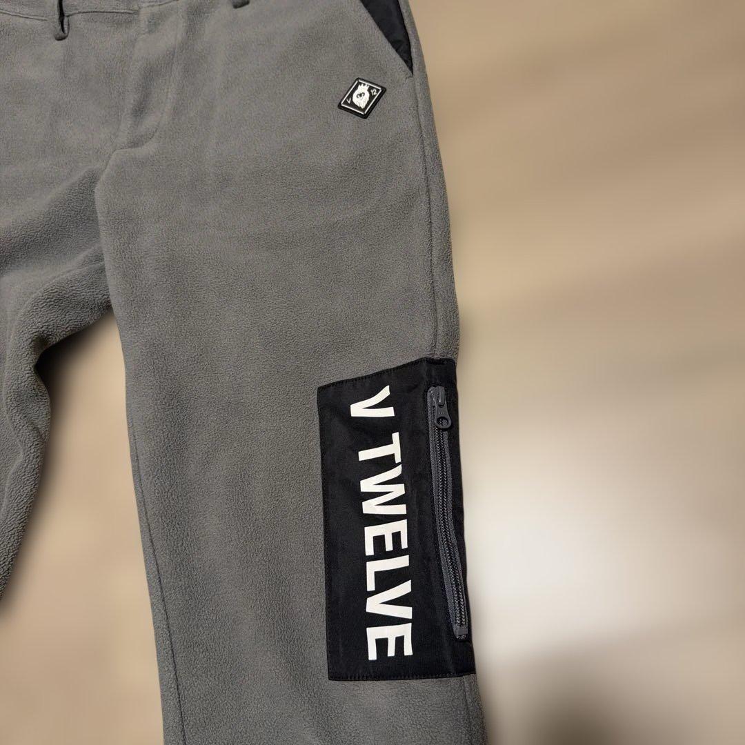 V TWELVE フリースセットアップ ジャケットＬ　パンツＬ