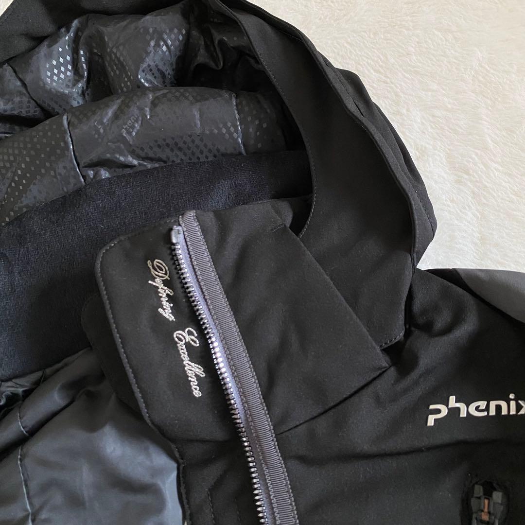 【美品】フェニックス 高級ライン スキーウェア　ダウンジャケット　ブラック
