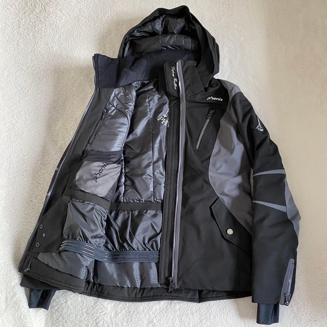 【美品】フェニックス 高級ライン スキーウェア　ダウンジャケット　ブラック