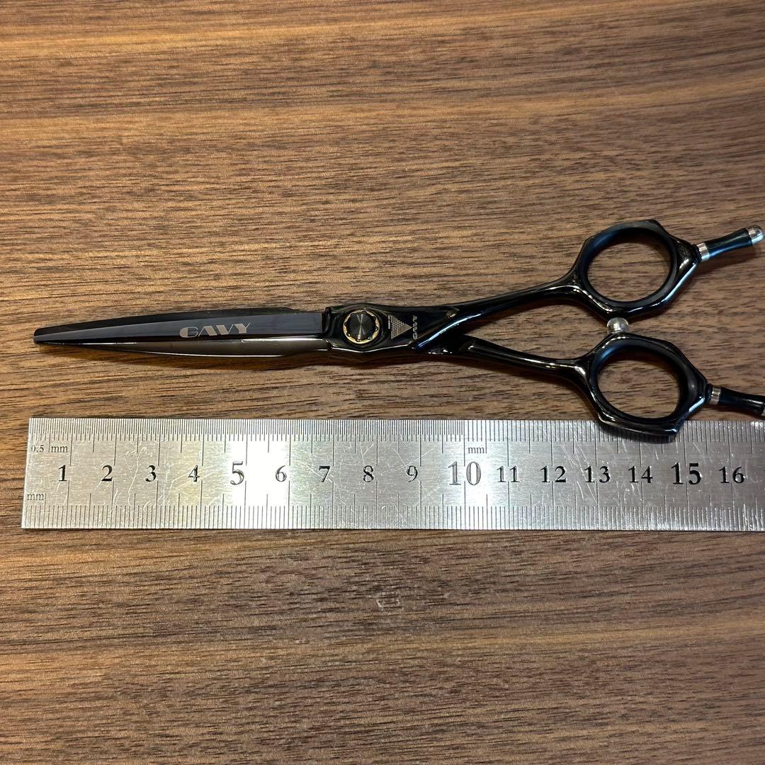 S106 GAVY 6インチ カットシザー メガネハンドル 理容 美容 鋏