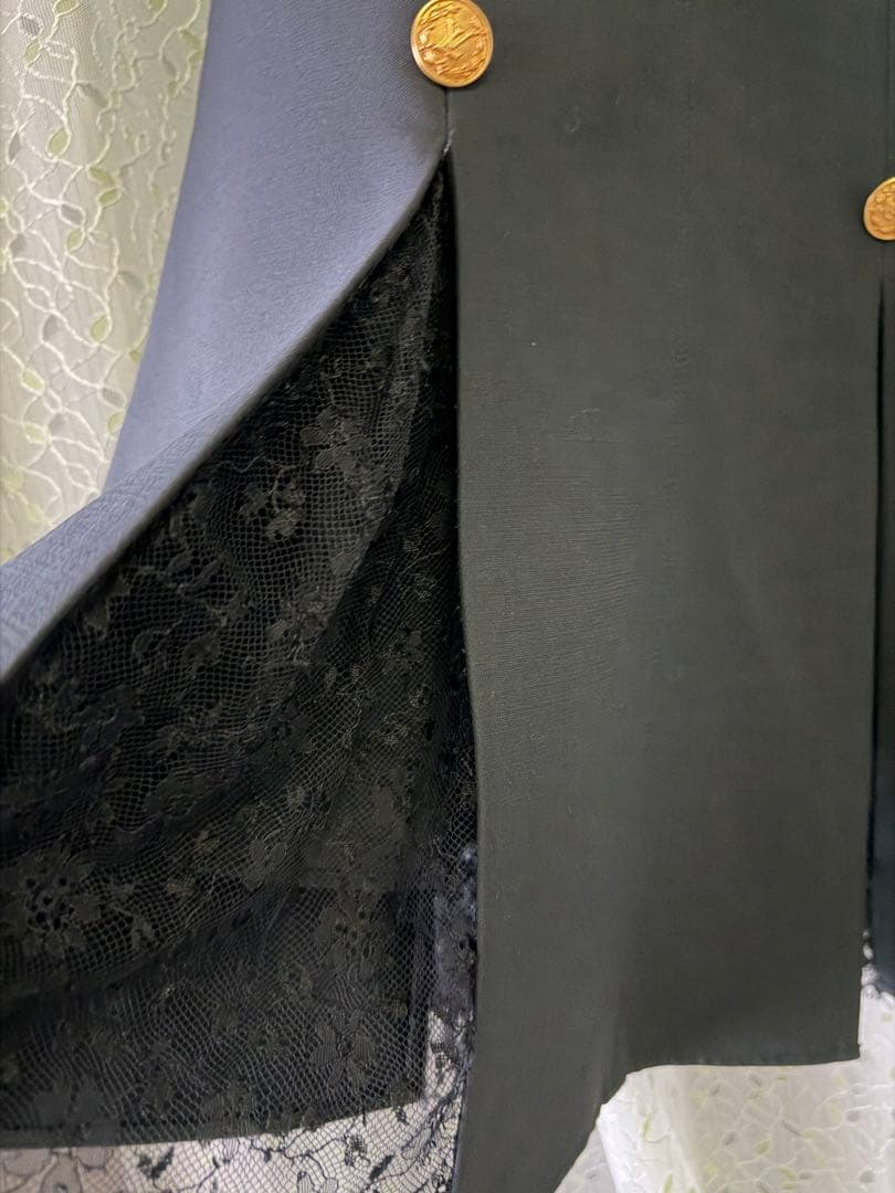 ルイヴィトン ウール シルク プレッピー マーチンゲール ドレス レース
