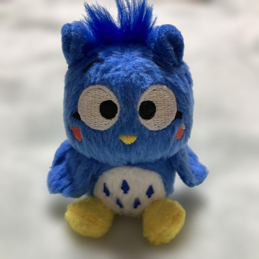 年代物】サンリオ Blue パタパタペッピーぬいぐるみ ボールチェーン