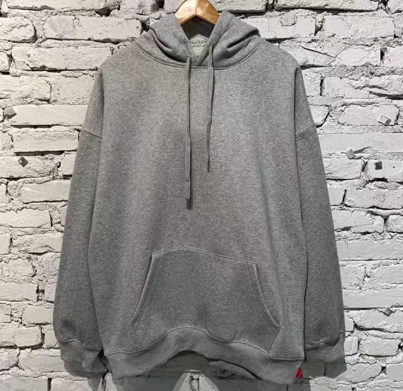 Supreme サテンアップリケ スウェットパーカー ブラック M