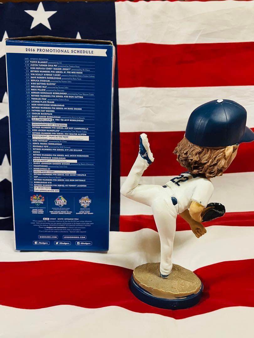 クレイトン・カーショウ 2016年　ボブルヘッド LAD ドジャース