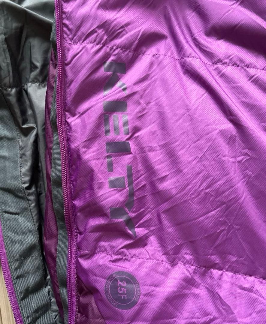 Kelty 寝袋 25°F 紫色