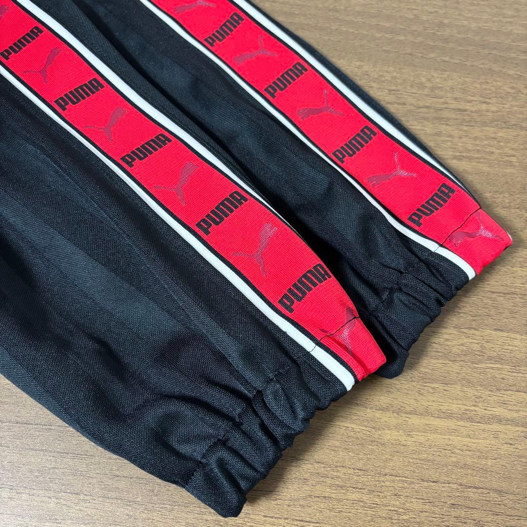 ☆大きめサイズ PUMA ジャージ プージャ セットアップ 黒/赤 5XO