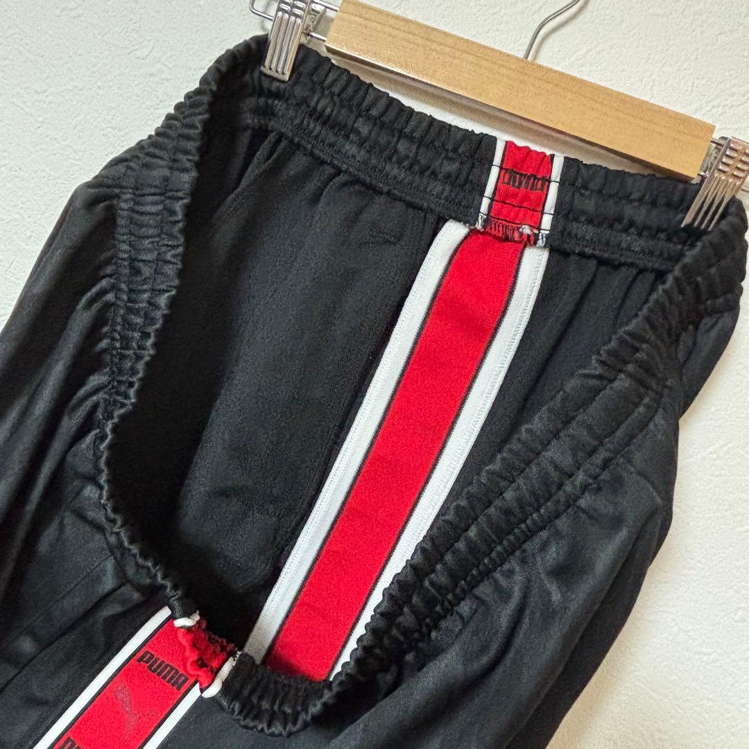 ☆大きめサイズ PUMA ジャージ プージャ セットアップ 黒/赤 5XO