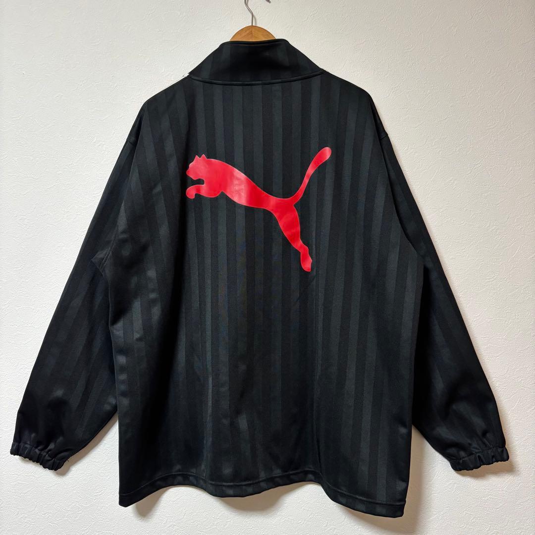 ☆大きめサイズ PUMA ジャージ プージャ セットアップ 黒/赤 5XO