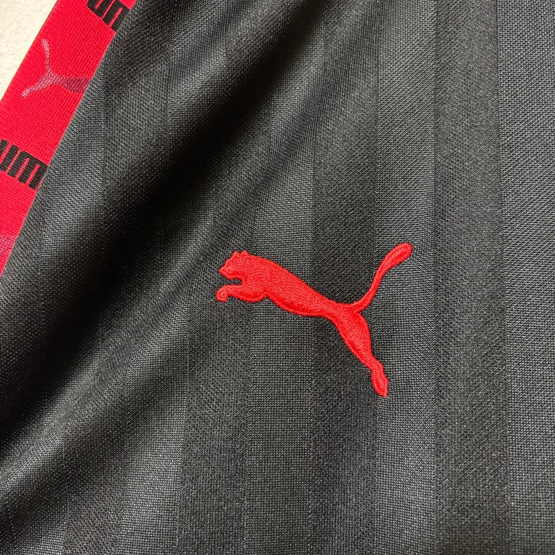 ☆大きめサイズ PUMA ジャージ プージャ セットアップ 黒/赤 5XO