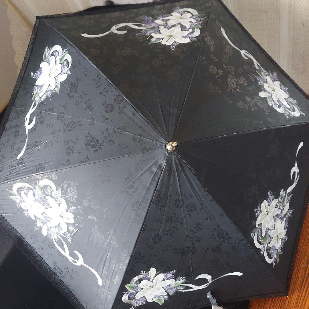 日傘 黒トールペイント