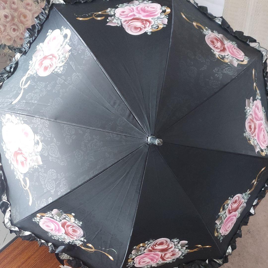 日傘 黒トールペイント