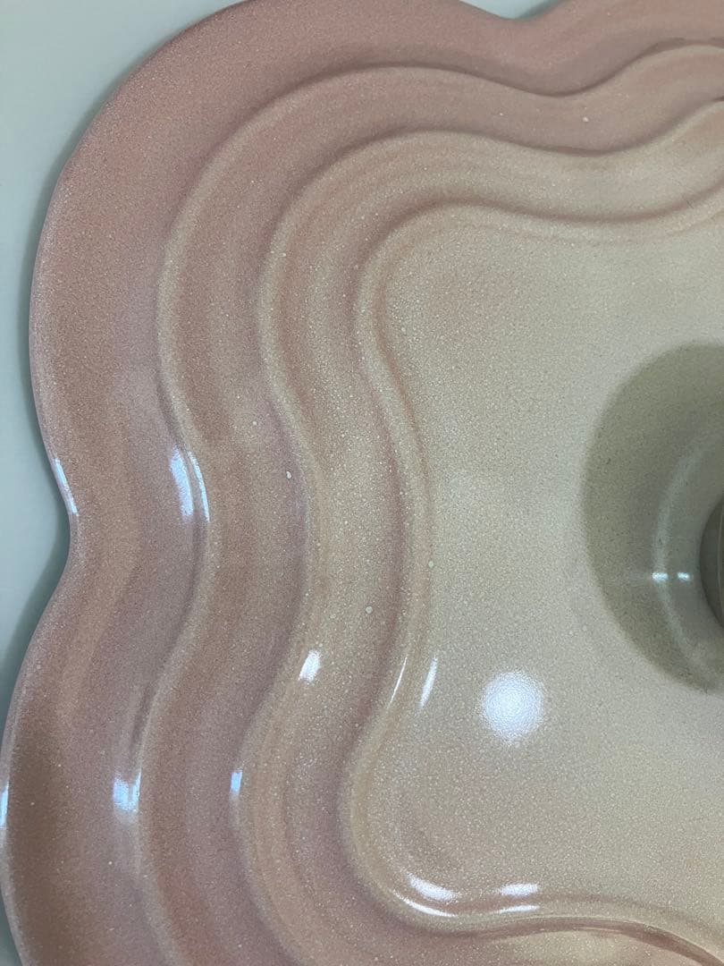 ル・クルーゼ　鍋　ピンク　ココット　フルール　20センチ