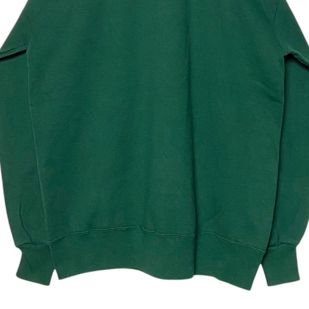 90sヴィンテージ古着USA製 ラッセル カレッジパーカー 緑 XL スウェット