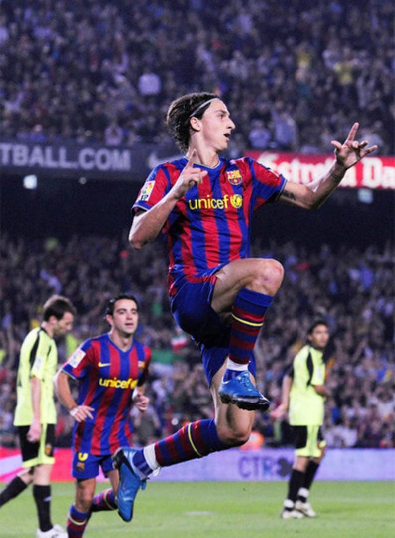 バルセロナ 09/10 #9 イブラヒモビッチ 長袖 ユニフォーム - メルカリ