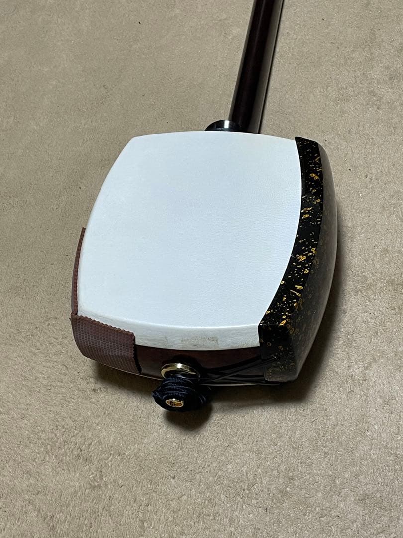 = ゆうえんちー = 津軽紅木金細三味線(通常撥+鼈甲撥付)