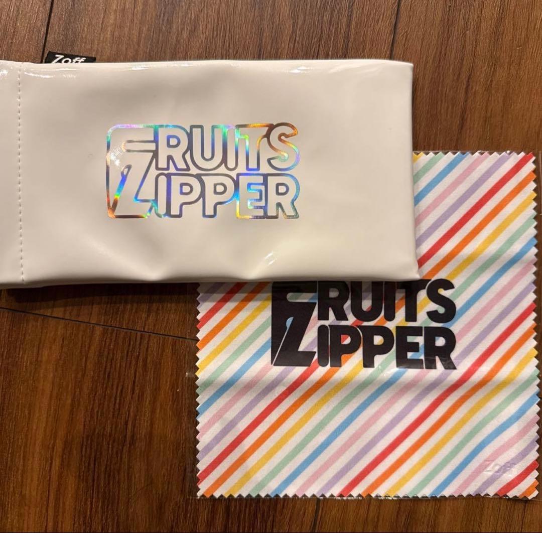 FRUITS ZIPPER Zoff コラボ メガネケース メガネ拭き - メルカリ