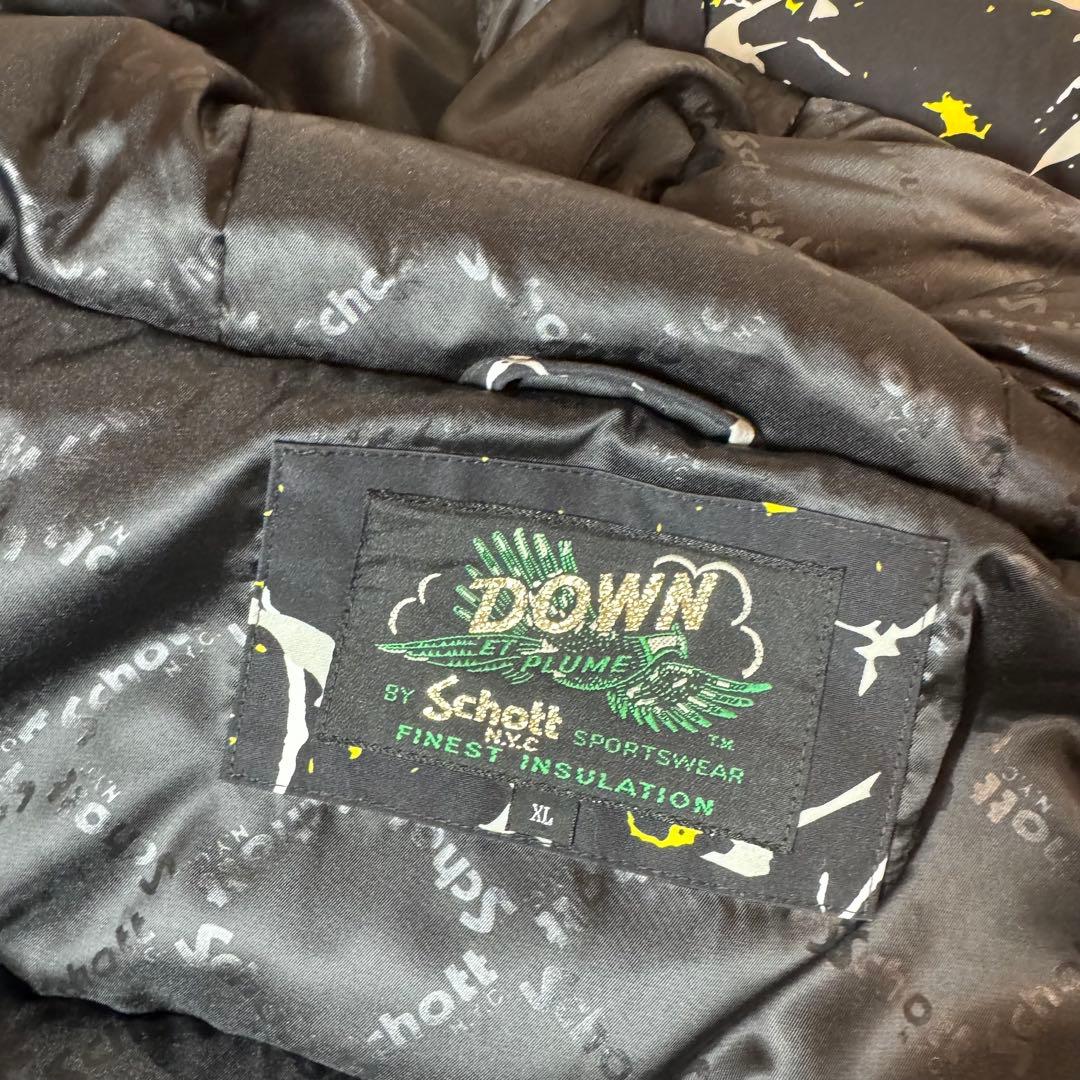 【新品・タグ付き】Schott × BEAVER 別注 2トーン ダウンパーカー