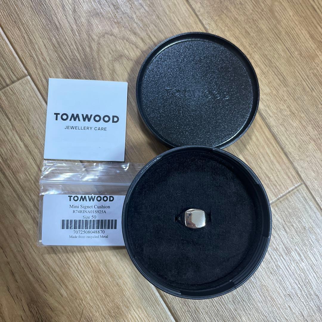 アクセサリー TOMWOOD Mini Signal Cushion Ring 50 Mini Signet Cushion - Tom Wood Project Official Online Store