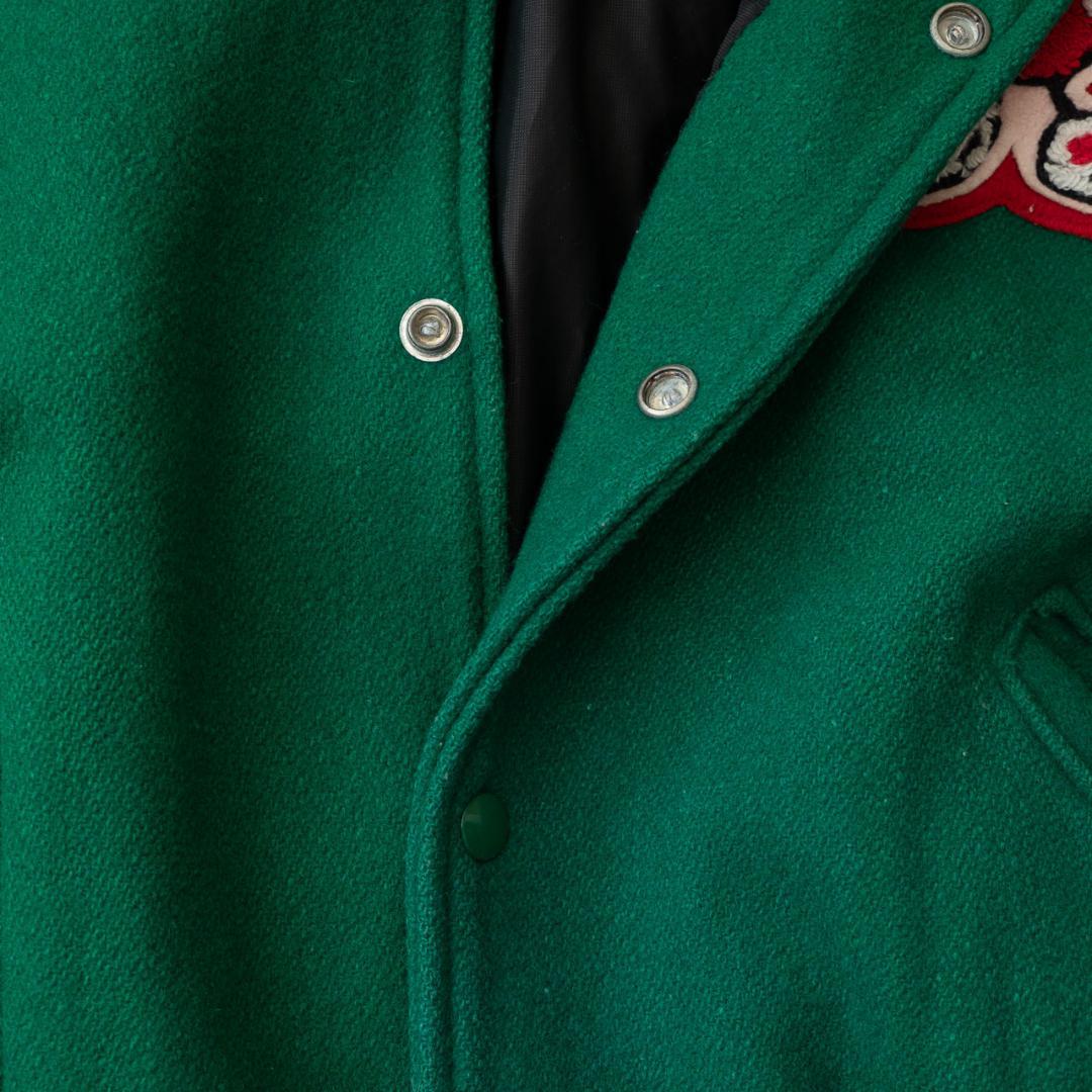 90s USA製 DeLONG×7UP デロング スタジャン メンズ XL 古着