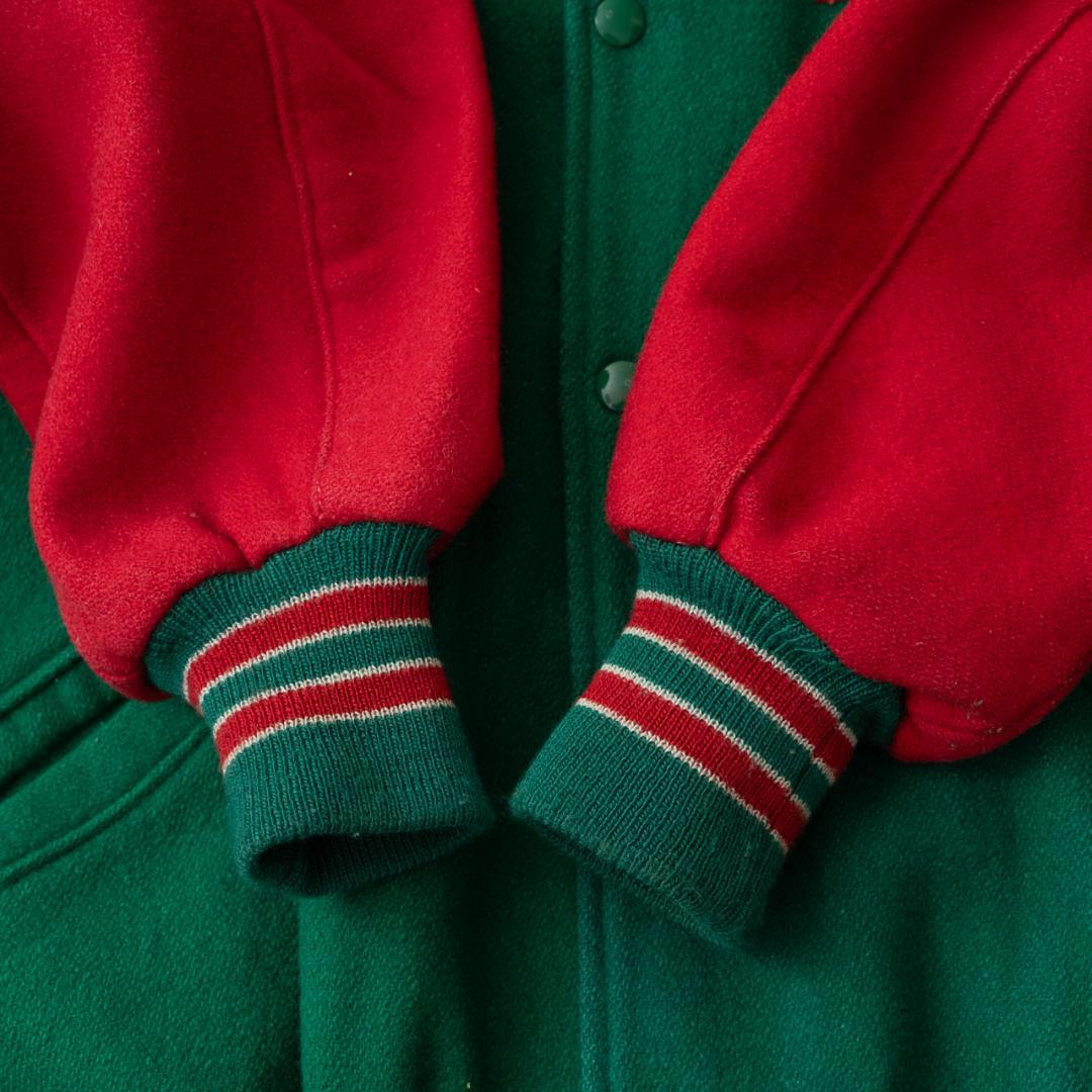 90s USA製 DeLONG×7UP デロング スタジャン メンズ XL 古着