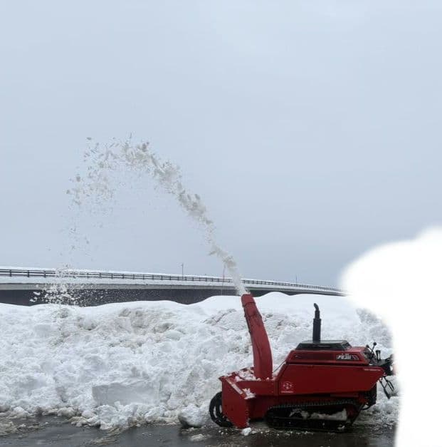 フジイ　ディーゼル　除雪機　中古