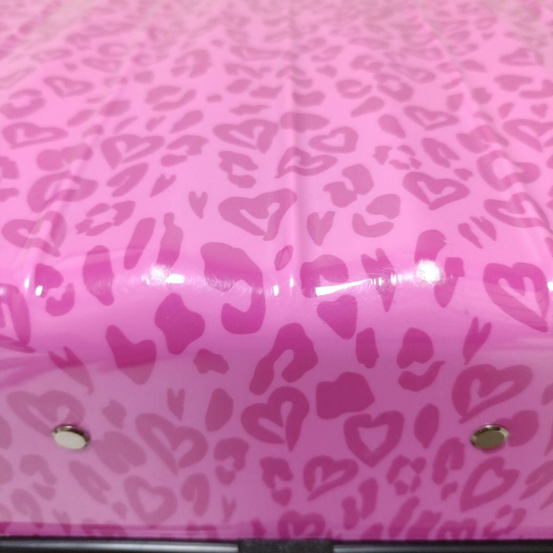 【美品】VIVAYOU キャリーケース　ピンクヒョウ柄