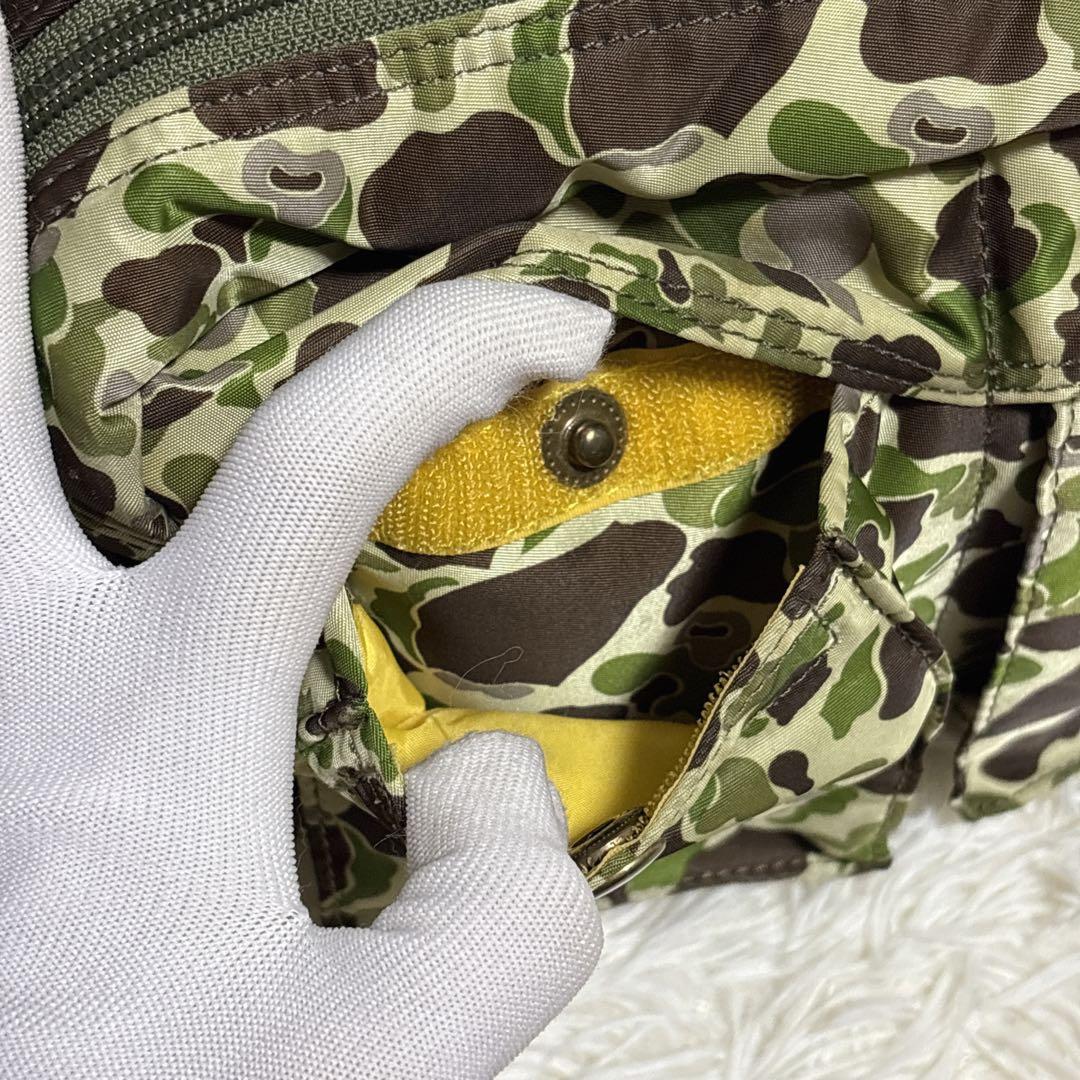 ✨希少・極美品✨PORTER× SNOOPY カモフラ ウエストバッグ 刺繍