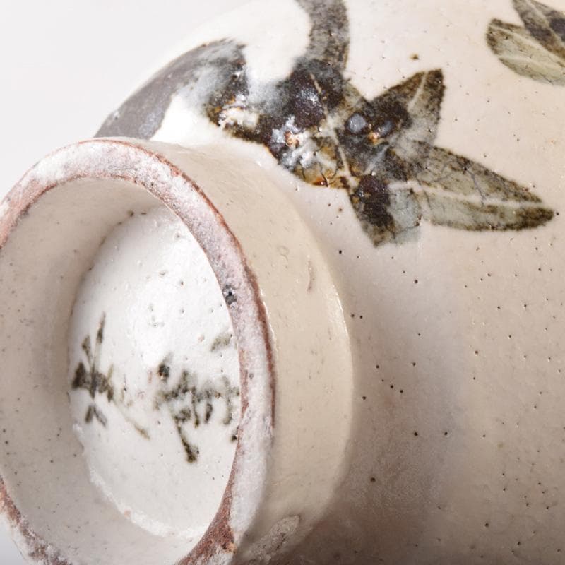 煎茶道具 水月窯 楓文 汲出茶碗 五客 共箱 V 7458