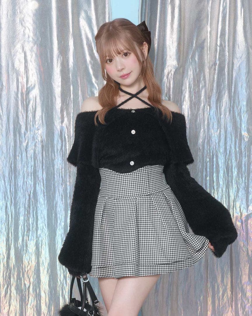 美品】ミシェルマカロン 美脚スカート 千鳥柄 Sサイズ - メルカリ