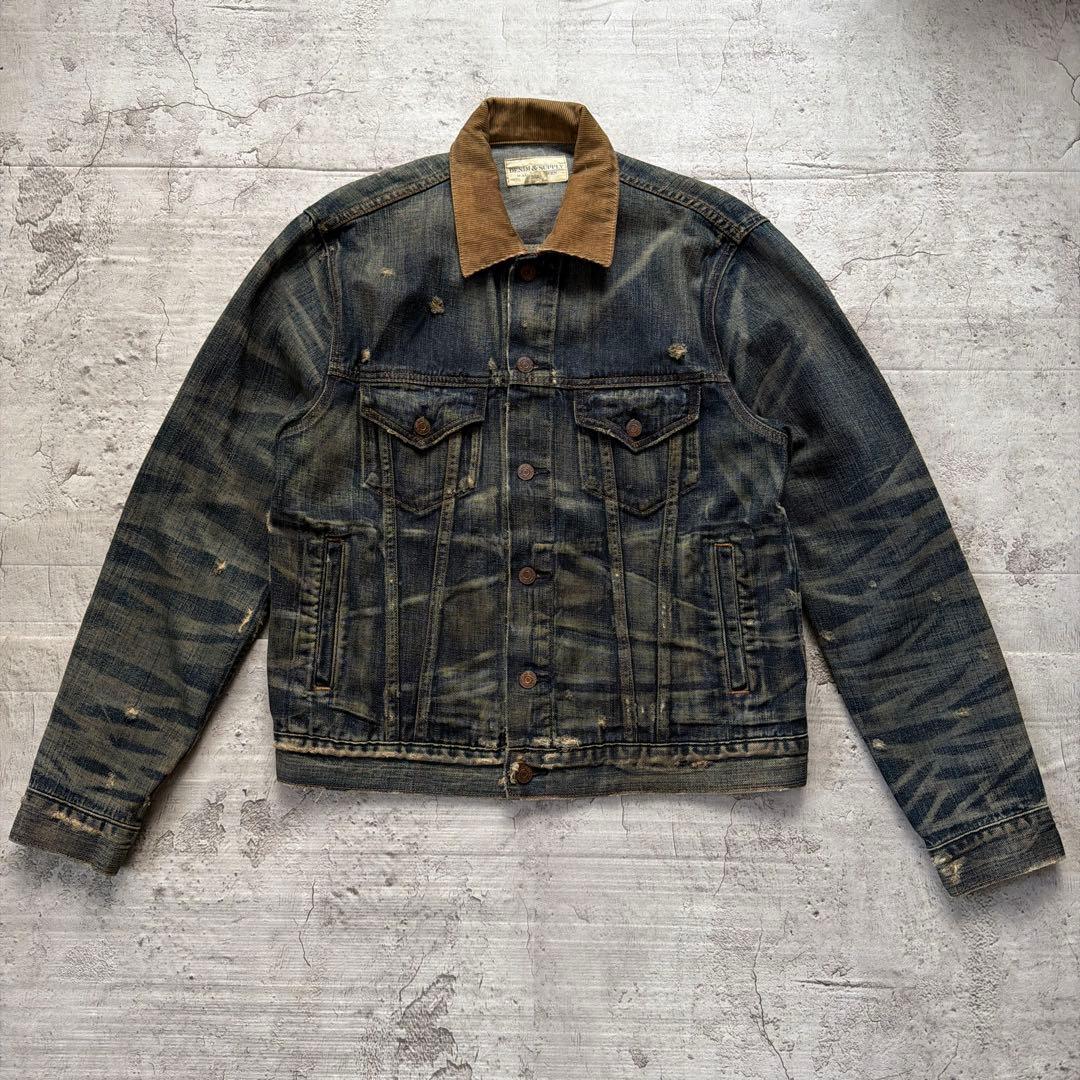 DENIM & SUPPLY デニムジャケット アートピース　サイズL