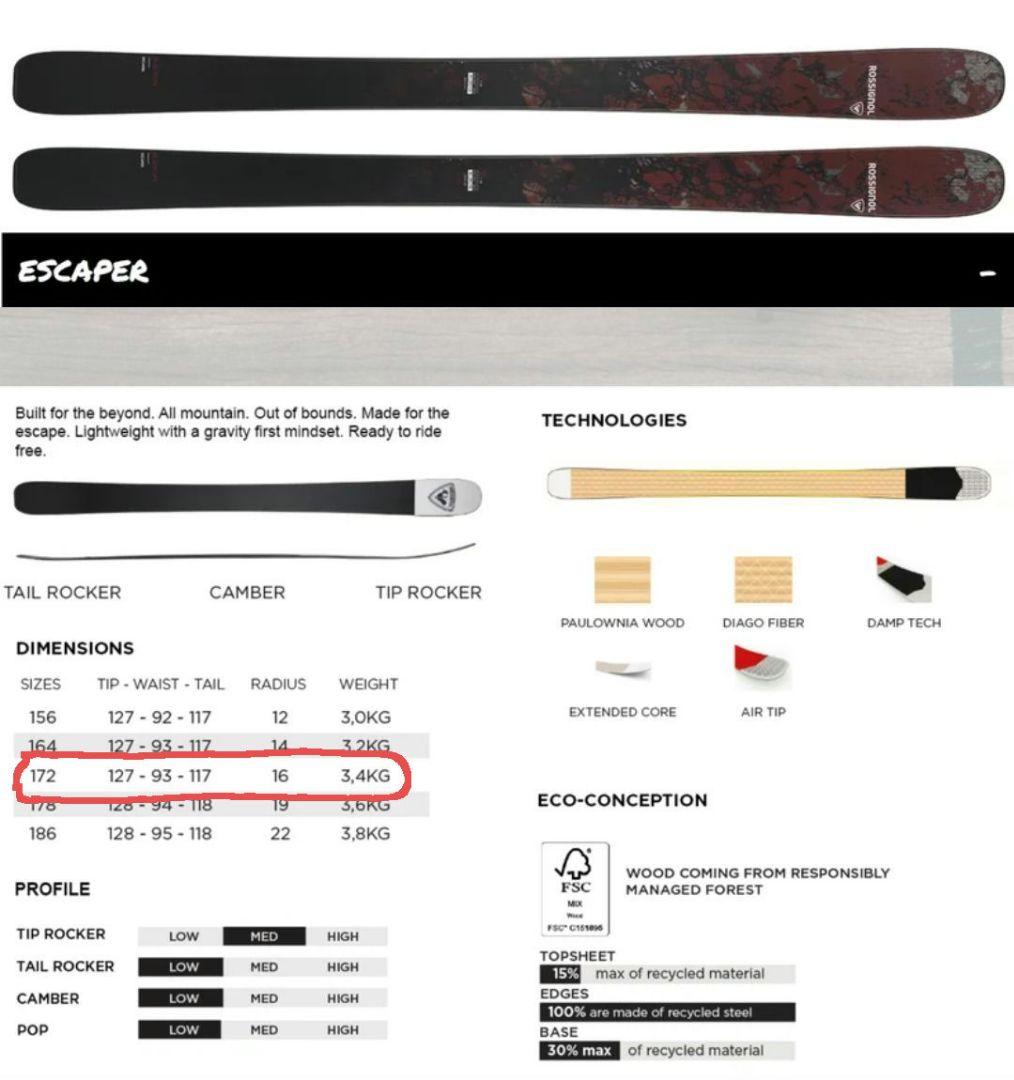 POMOCA ポモカ スキーシール CLIMB PRO S-GLIDE カット済