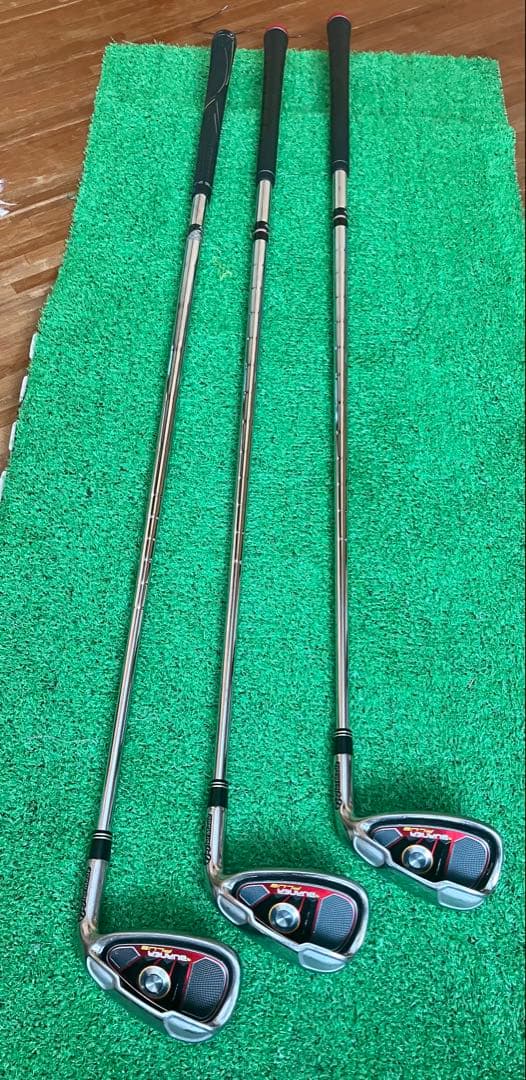 テーラーメイド バーナー プラス P.9.8番　3本セット フレックスS