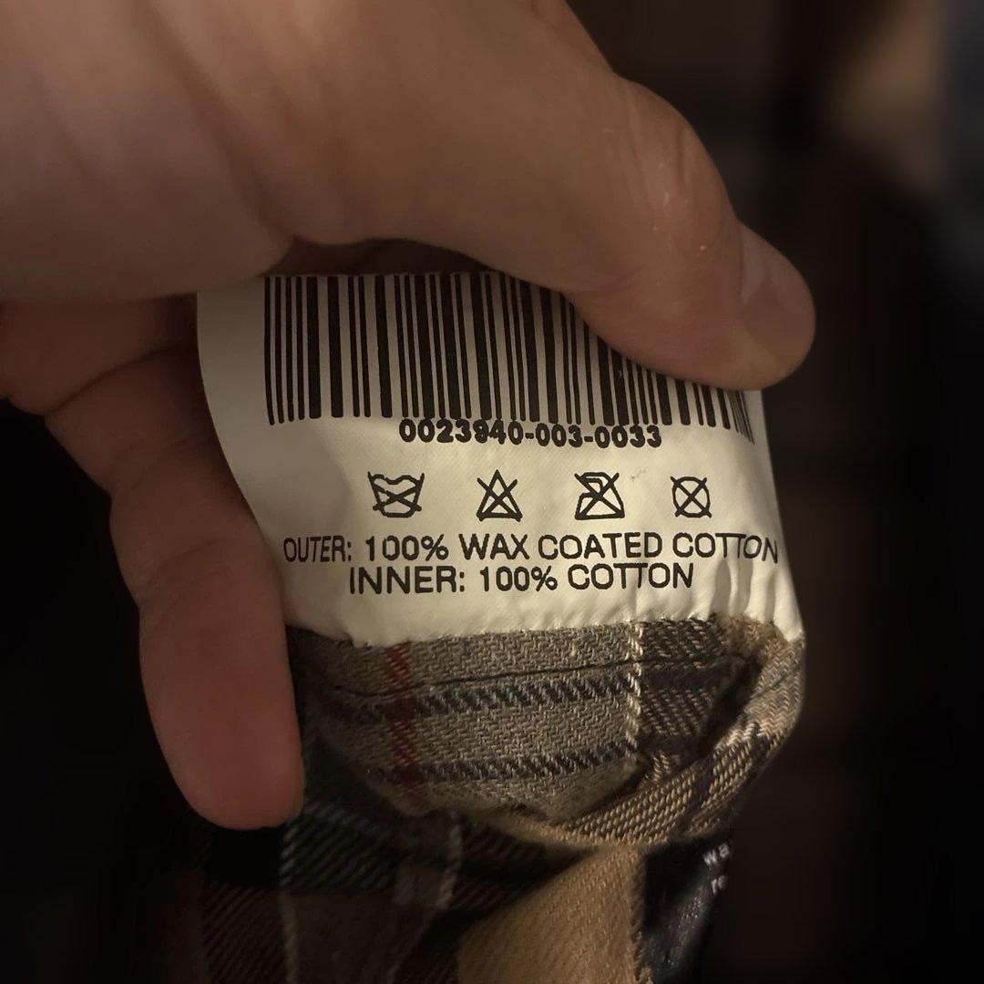 自*光様 希少品！　Barbour BORDER JACKET ネイビー　オイル