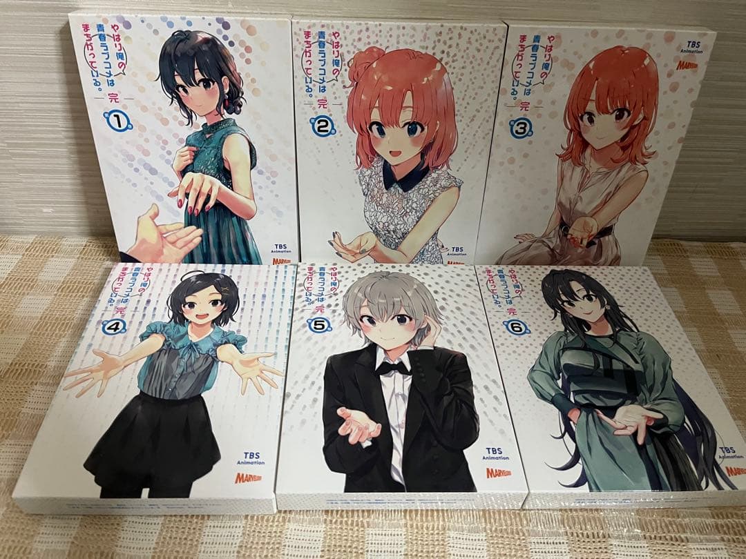 小説付　やはり俺の青春ラブコメはまちがっている。完 初回全6巻セット　DVD