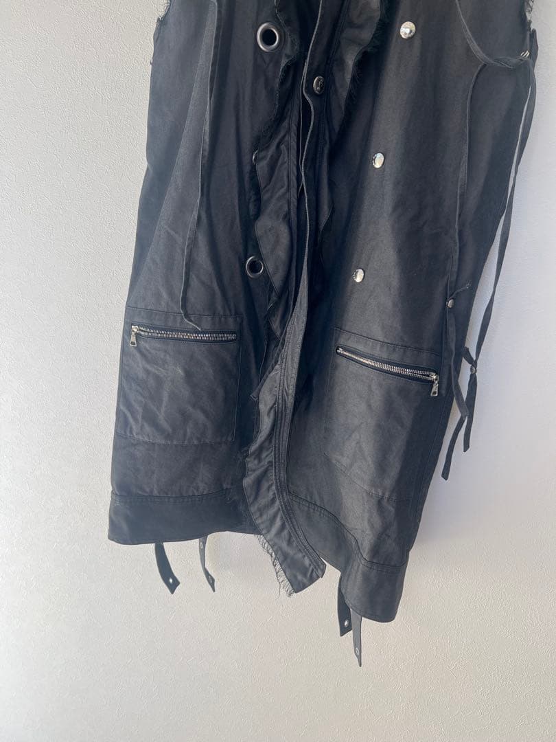 OSSA MONDO オッサモンド デニム風 ジレ グランジ ベスト