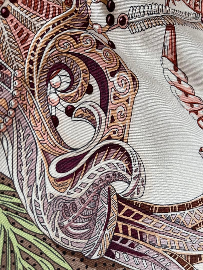 HERMESエルメスカレ90 Zenobieパルミラの女王ゼノビア シルク100