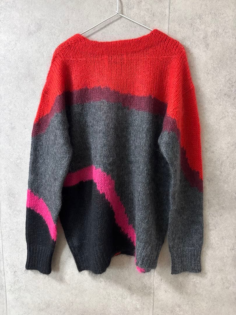 ノーマリズムテキスタイル　　マルチモヘアカーディガン