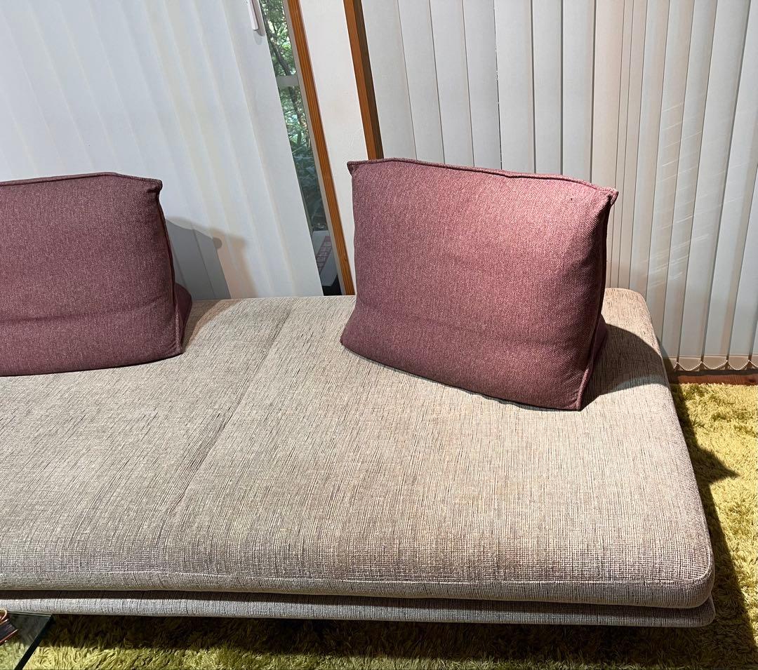 ★美品★ リーンロゼ　ソファ　プラド　背クッション２個つき