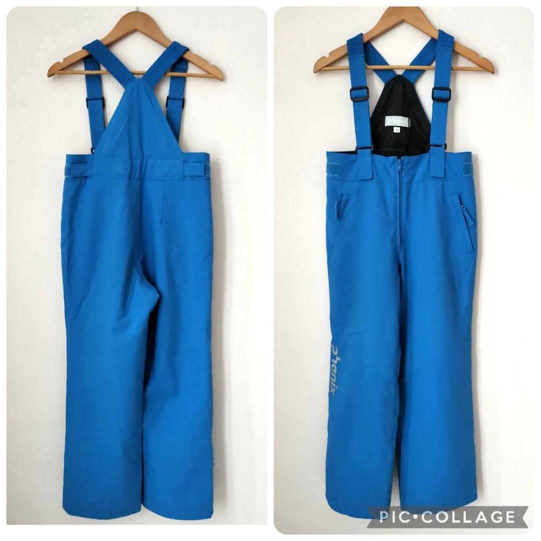 美品 PHENIX デモモデル スキーウェア 上下 150 赤青 ジュニア男の子