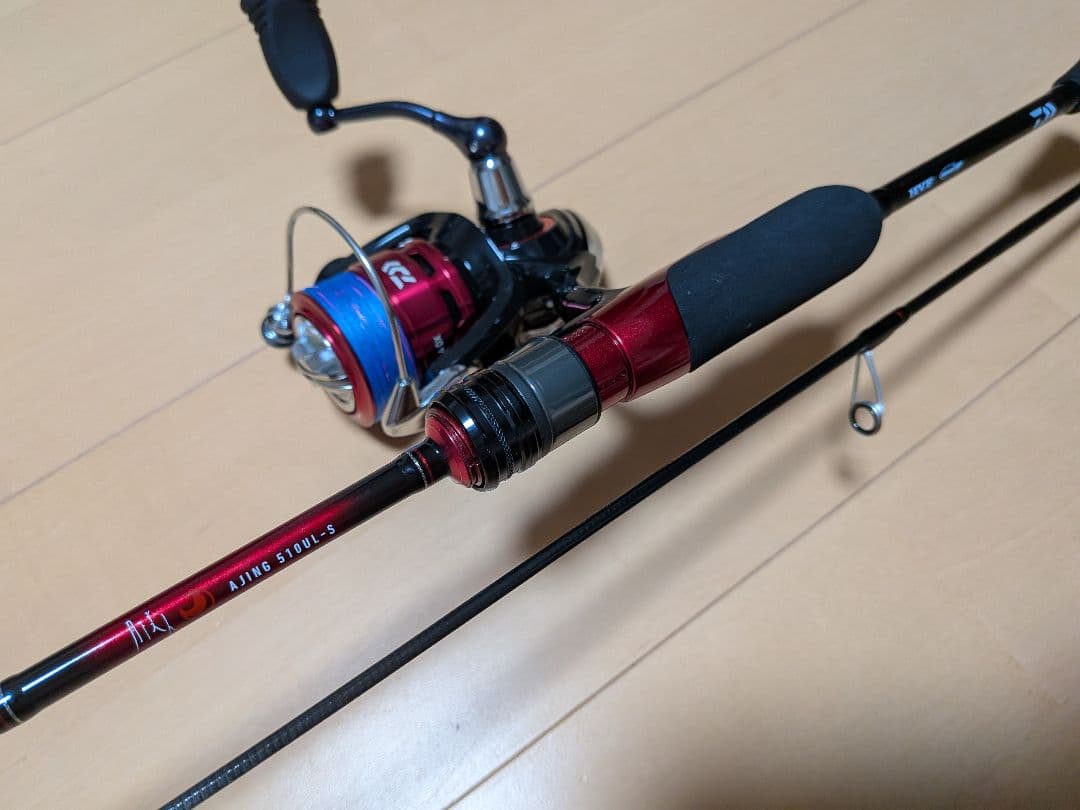 アジング　メバリング　ダイワ　ロッド　月下美人　リール　本体　セット