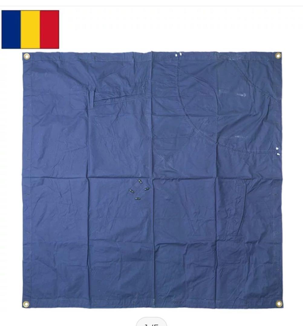 ルーマニア軍幕ネイビーデッドストック 4枚セット - メルカリ