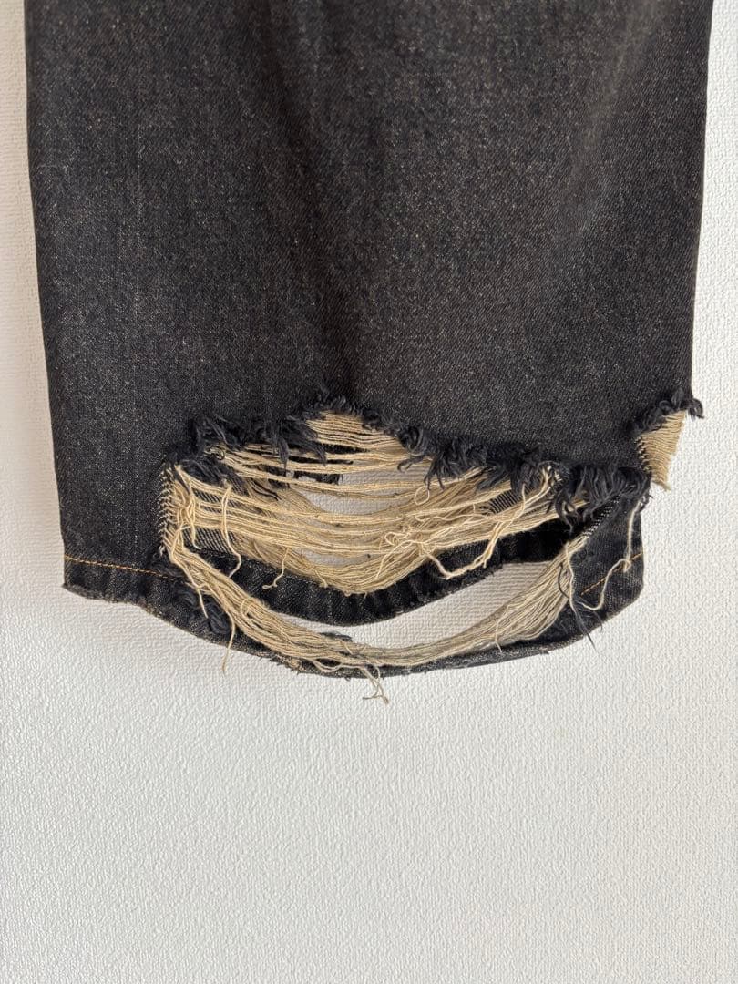 【あ】BALLSY BROTHERS ダメージオーバールーズデニムパンツ