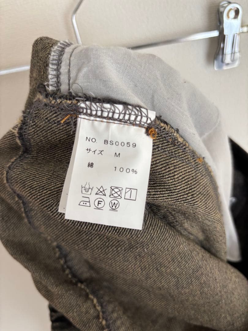 【あ】BALLSY BROTHERS ダメージオーバールーズデニムパンツ