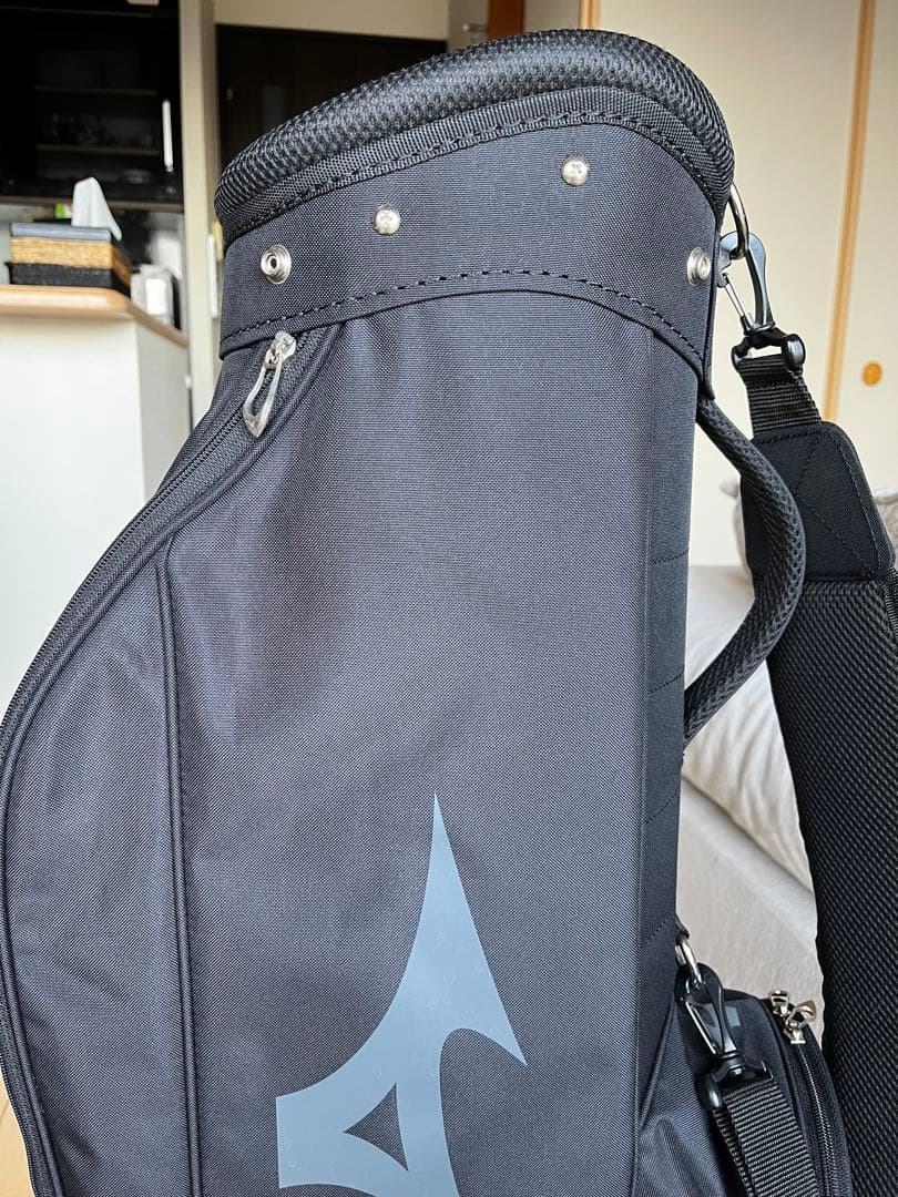 超美品人気ミズノ　MIZUNO カート式キャディバッグ　8.5型　軽量2.1kg