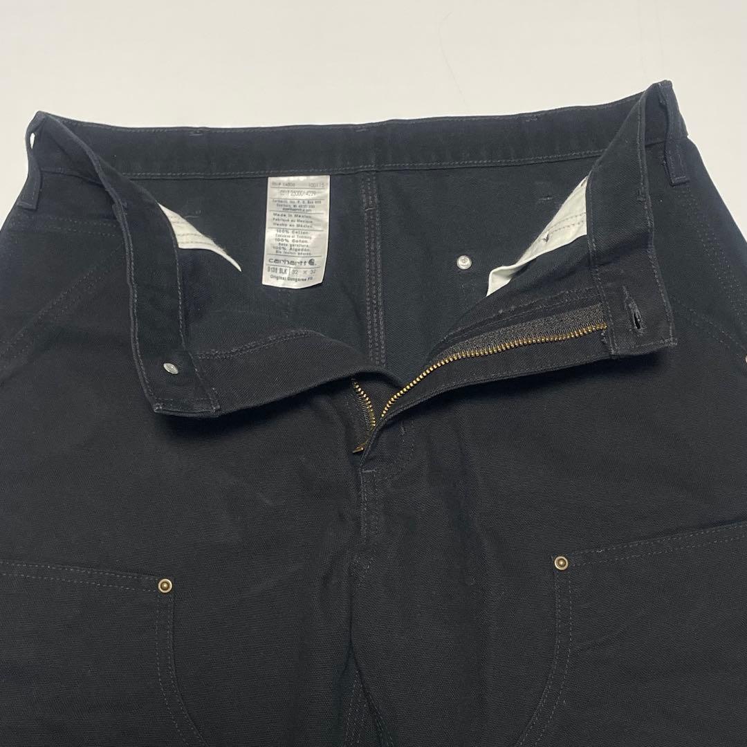 carhartt カーハート　ダブルニーパンツ　32インチ ブラック　メキシコ製