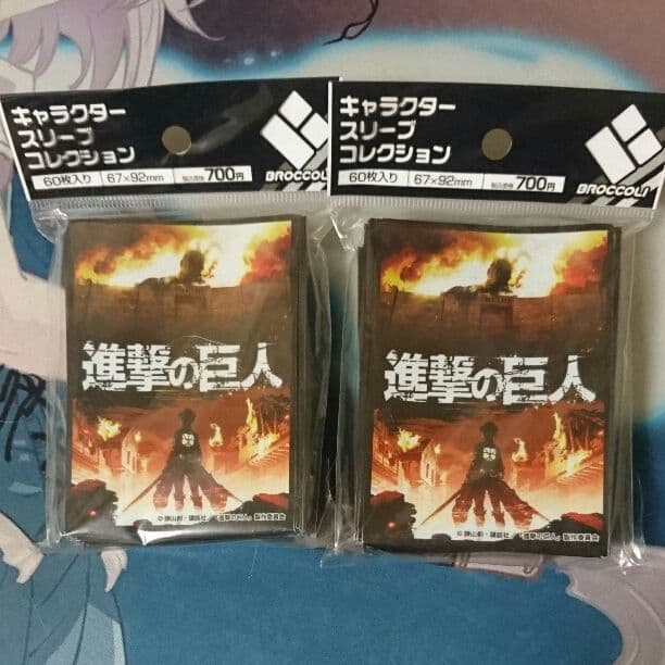 残り一つ】進撃の巨人 スリーブ 巨人出現 - メルカリ