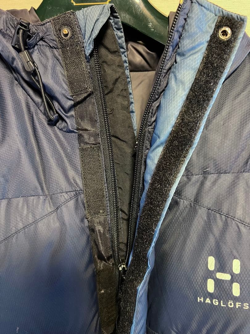 ホグロフス　ビンテージビレイパーカ　グースダウン　Mサイズ ネイビー